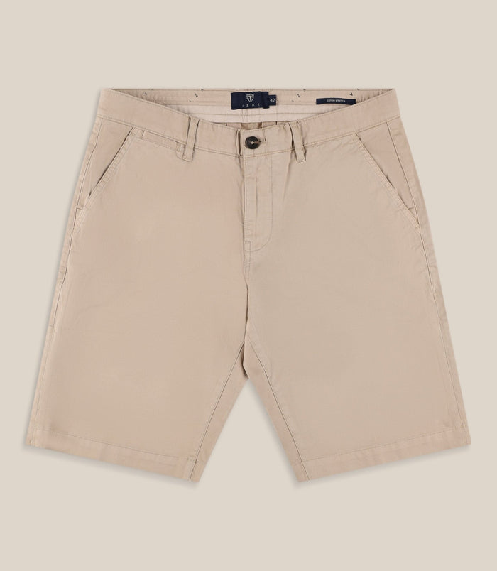 izac Bermuda coton stretch beige