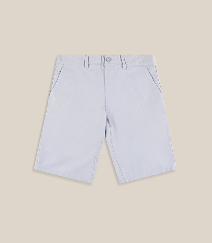izac Bermuda coton stretch bleu clair