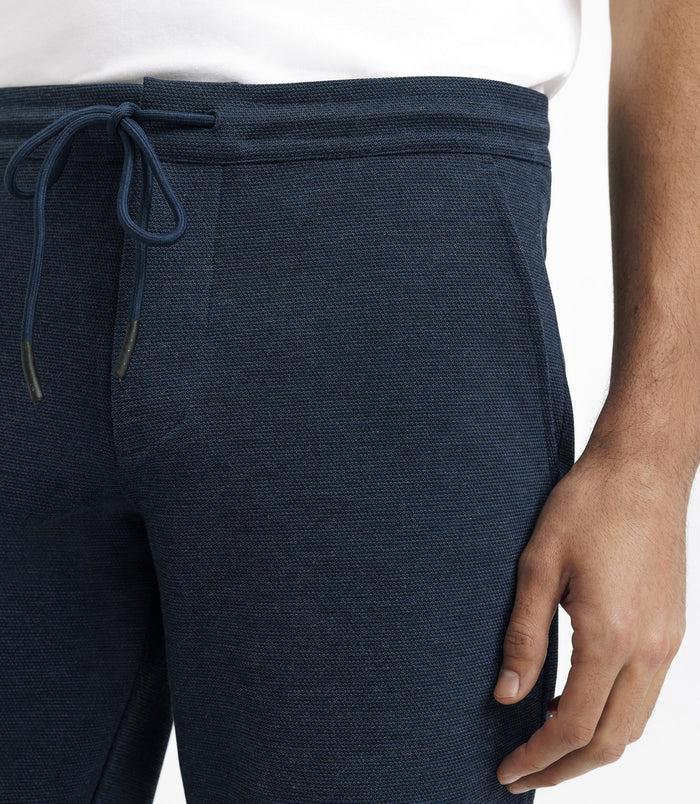 Izac Bermuda Coton Stretch Marine