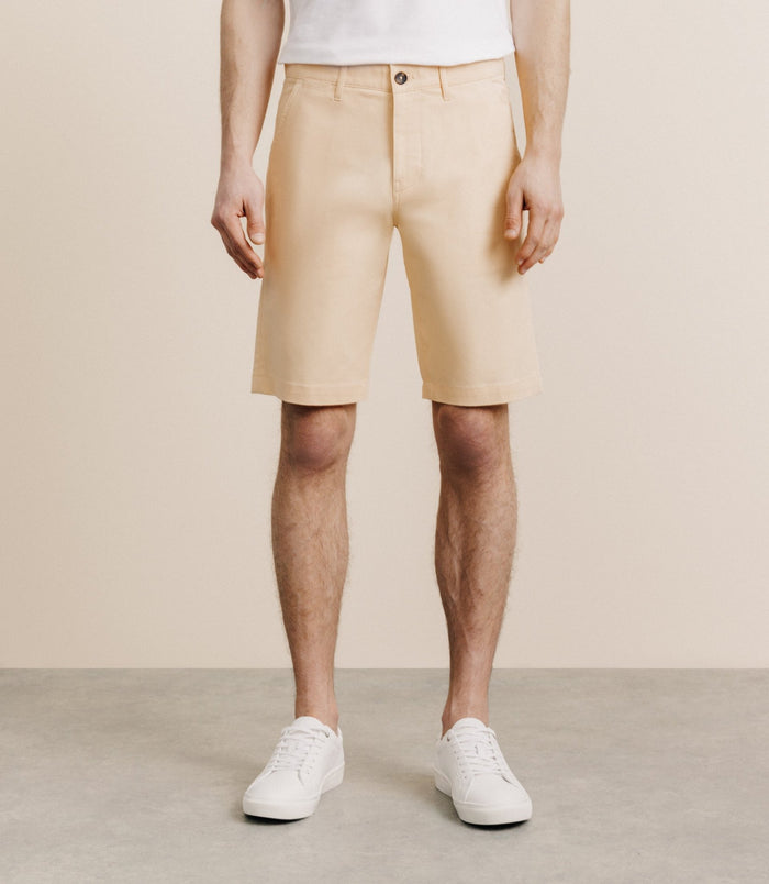 izac Bermuda coton stretch pêche