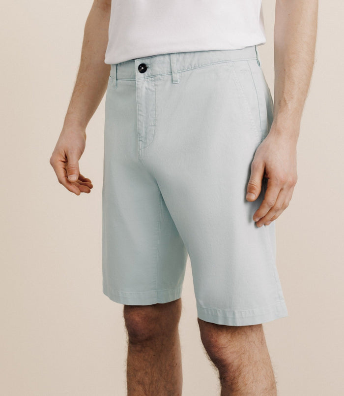 Izac Bermuda Coton Stretch Vert