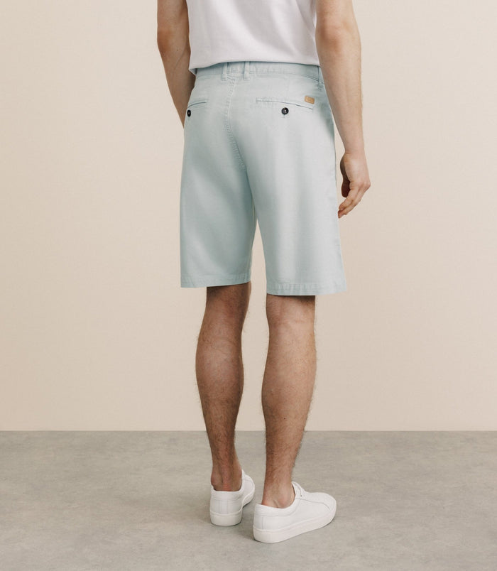 Izac Bermuda Coton Stretch Vert