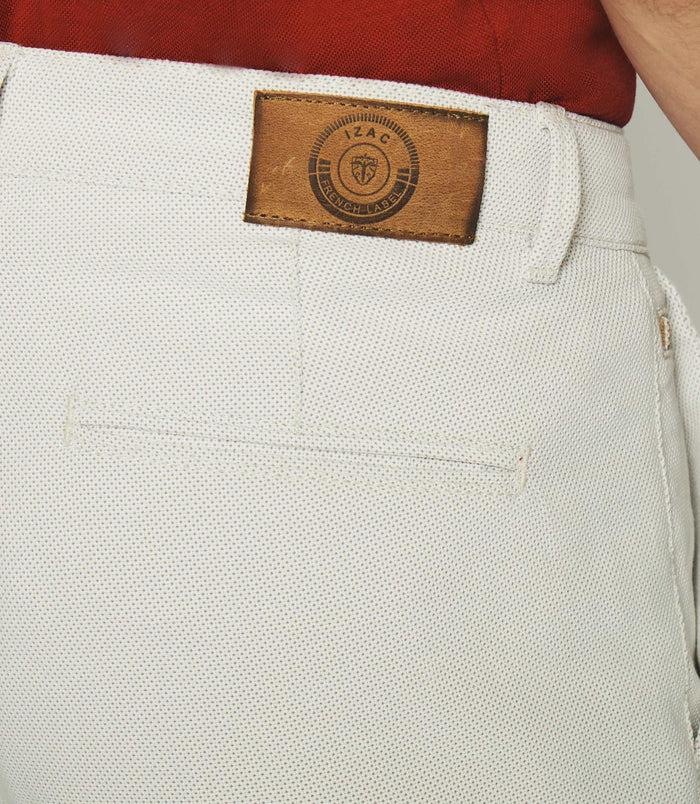 Izac Bermuda En Coton Beige