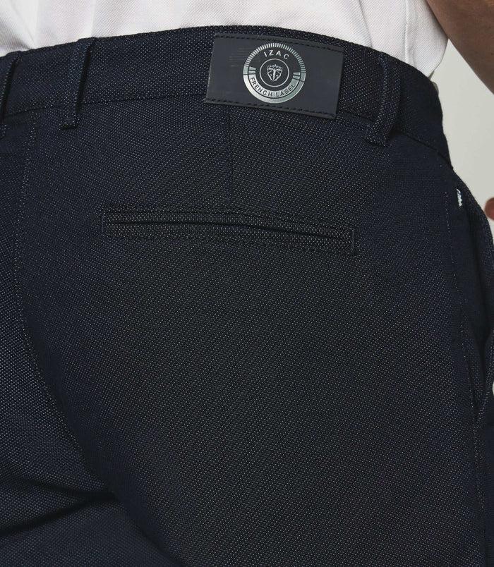 Izac Bermuda En Coton Marine