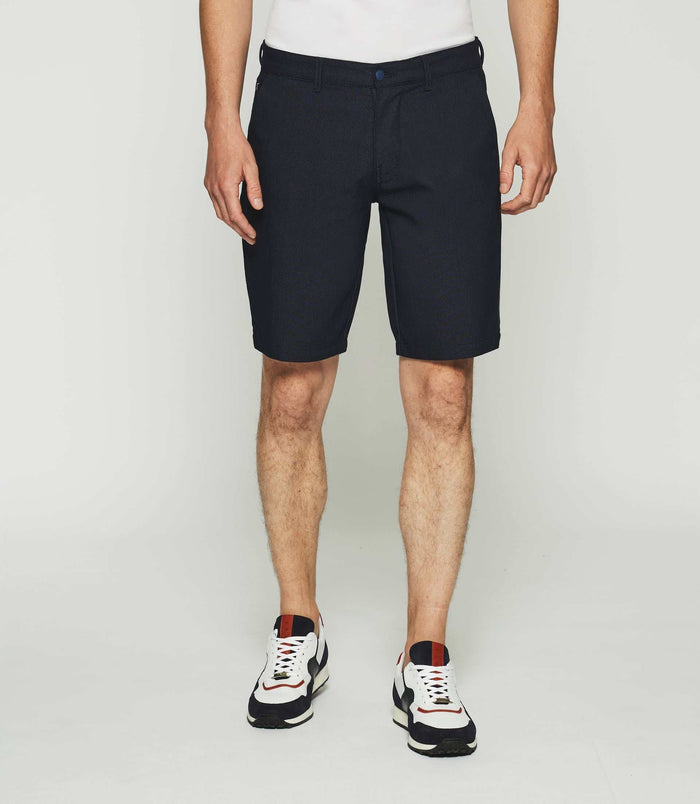 izac Bermuda en coton marine