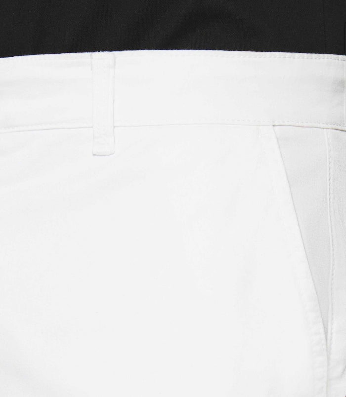 Izac Bermuda En Coton Stretch Blanc SLOWLY