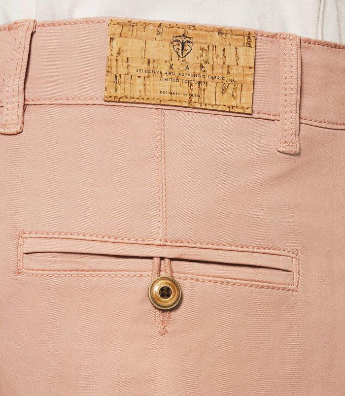 Izac Bermuda En Coton Stretch Rose