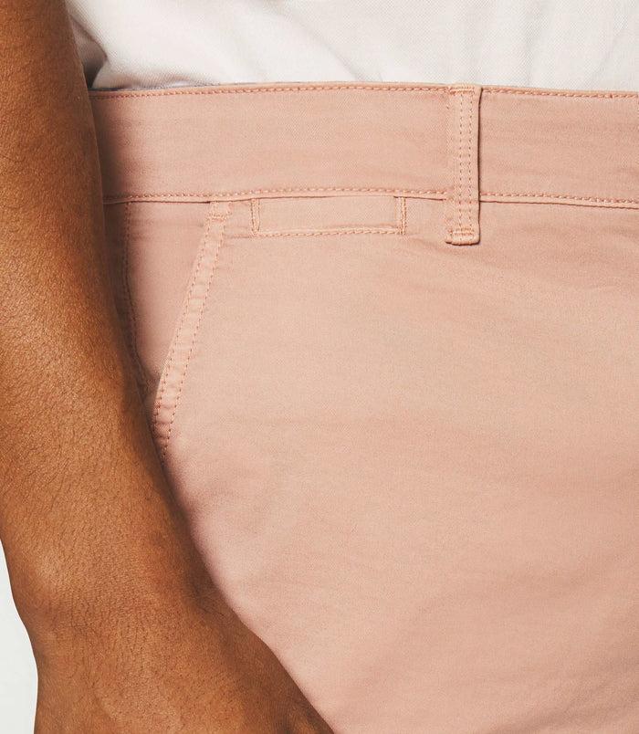 Izac Bermuda En Coton Stretch Rose