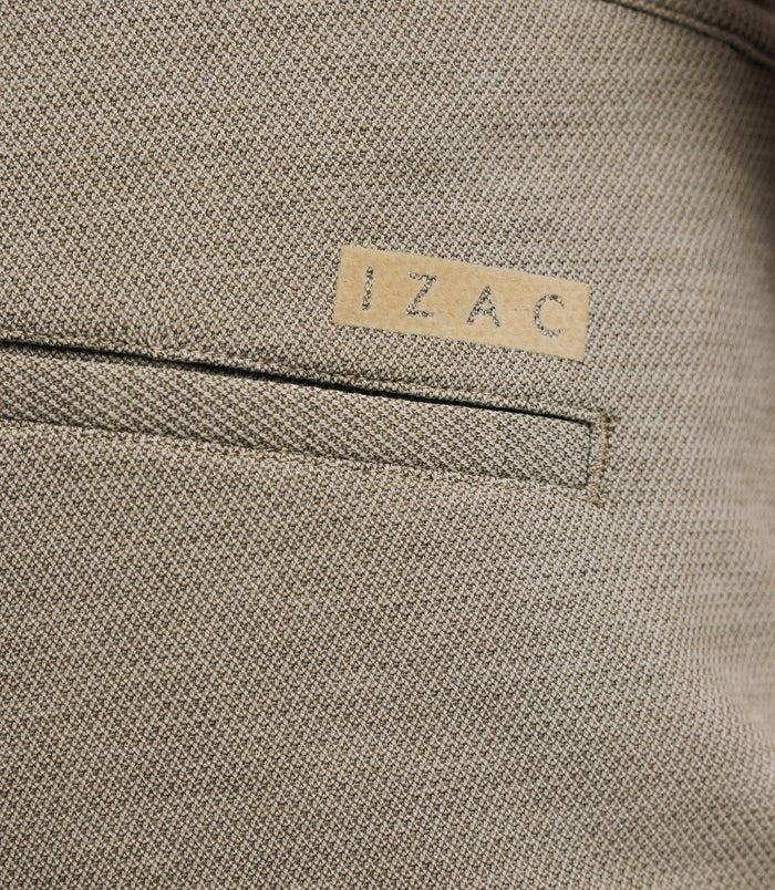 Izac Bermuda En Maille Kaki