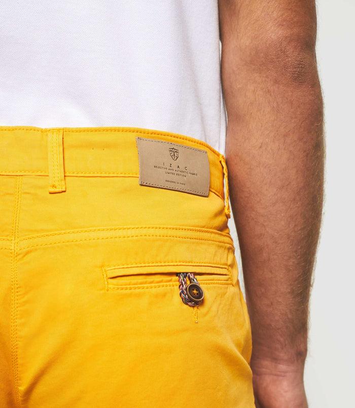 Izac Bermuda Fantaisie Jaune "Slowly"