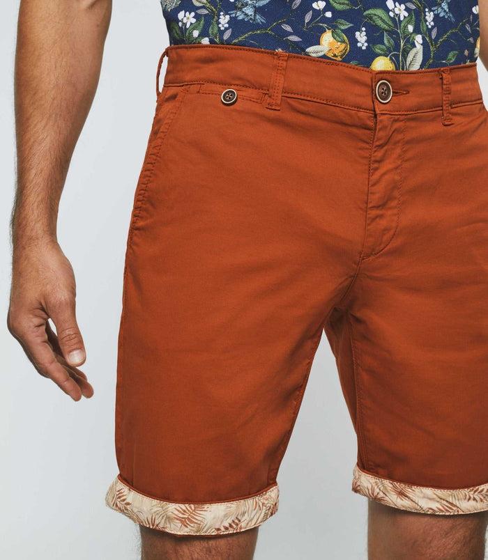 Izac Bermuda Fantaisie Orange "Slowly"