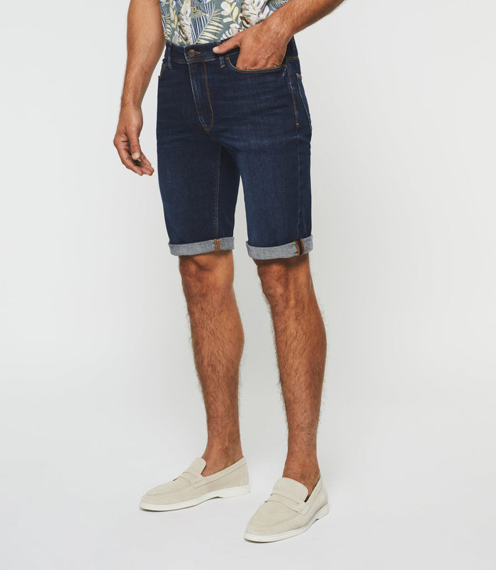 Izac Bermuda Hydroless Denim Bleu Foncé "Start"