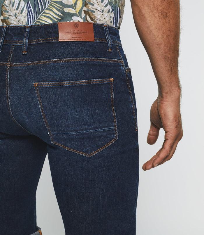 Izac Bermuda Hydroless Denim Bleu Foncé "Start"