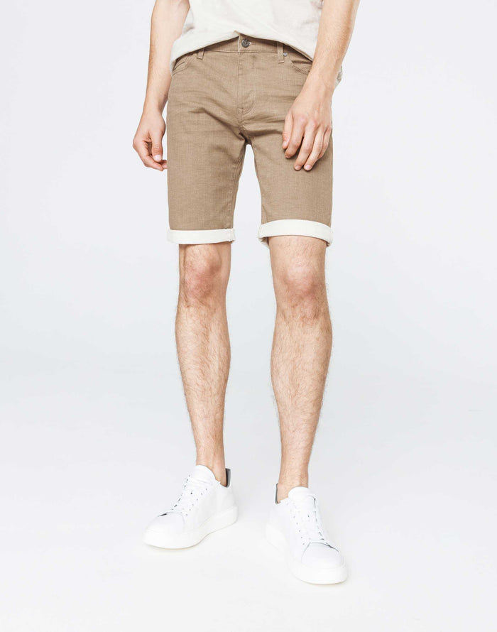 izac Bermuda slim denim beige