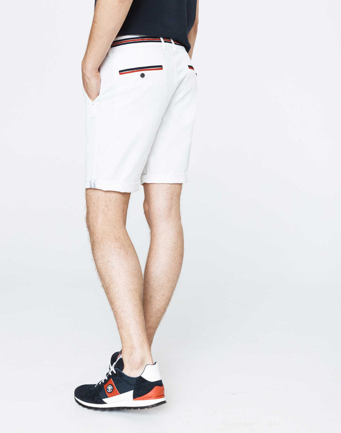 Izac Bermuda Sport Chic Blanc