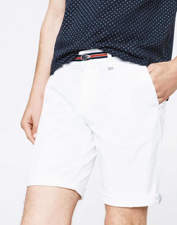 Izac Bermuda Sport Chic Blanc