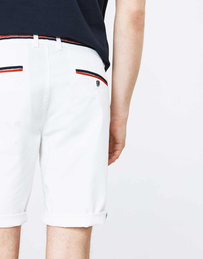 Izac Bermuda Sport Chic Blanc