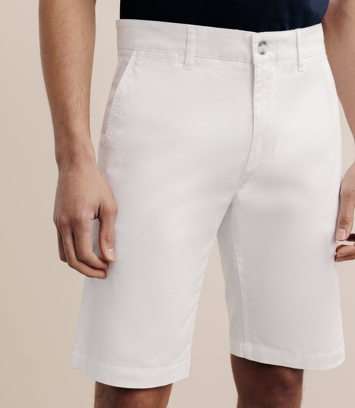 Izac Bermuda Stretch Blanc