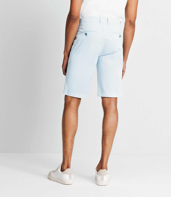 Izac Bermuda Stretch Bleu Clair