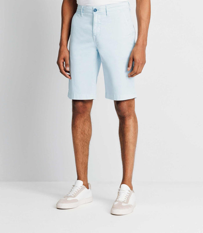 izac Bermuda stretch bleu clair