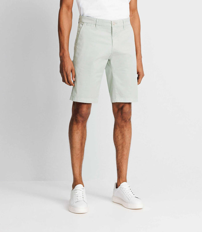 izac Bermuda stretch vert clair