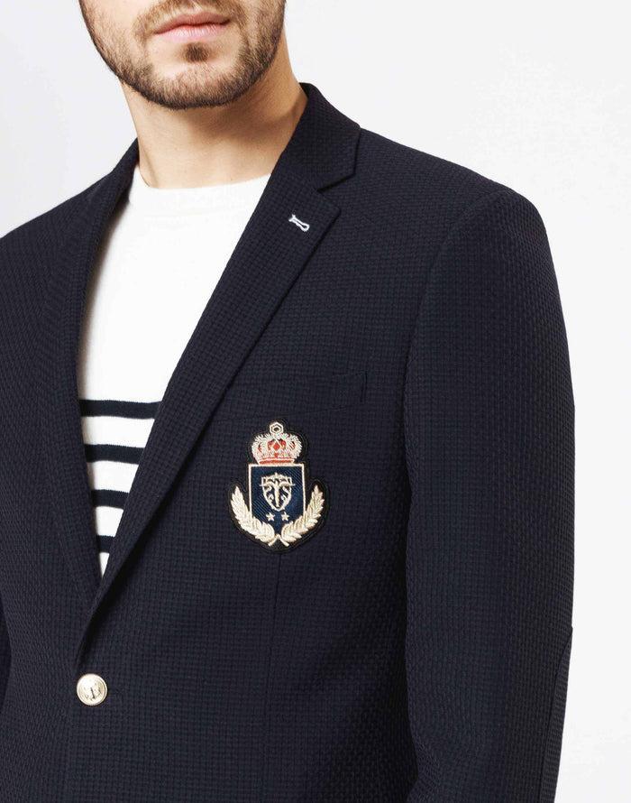 izac Blazer bleu marine