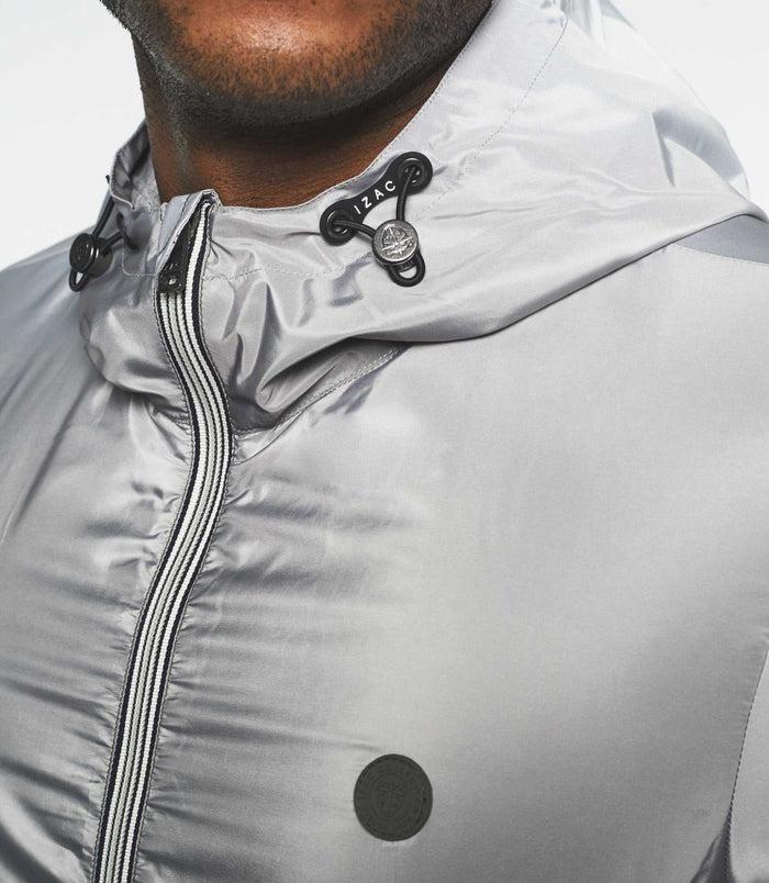 Izac Blouson à Capuche Dégradé Kaki "Remy"