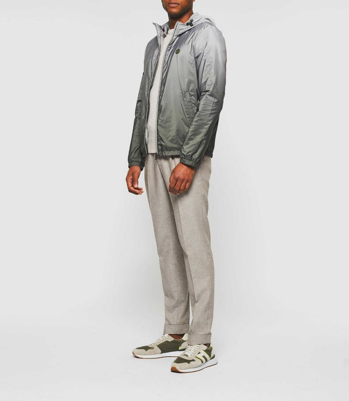 izac Blouson à capuche dégradé kaki "Remy"