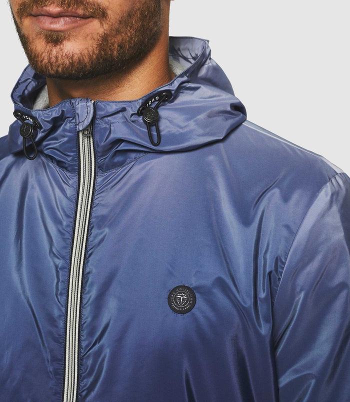 Izac Blouson à Capuche Dégradé Marine "Remy"