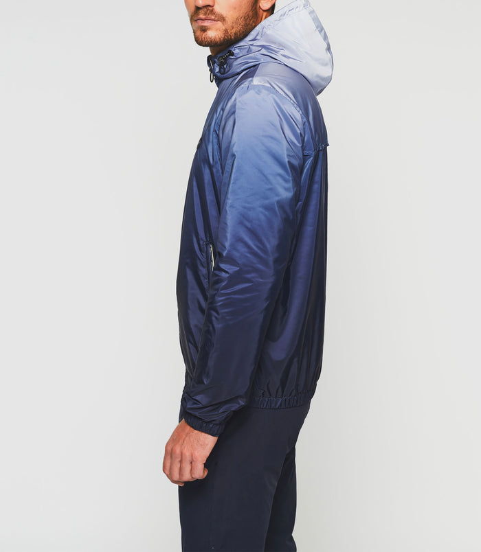Izac Blouson à Capuche Dégradé Marine "Remy"