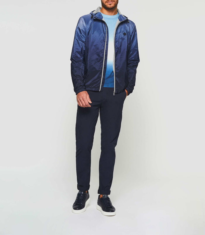 izac Blouson à capuche dégradé marine "Remy"