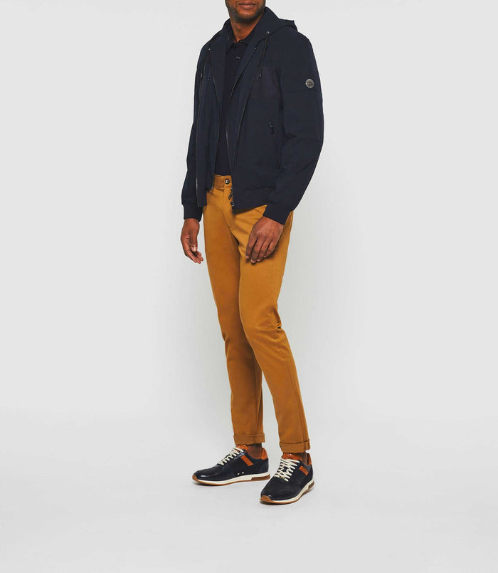Izac Blouson à Capuche Marine "Rollin"