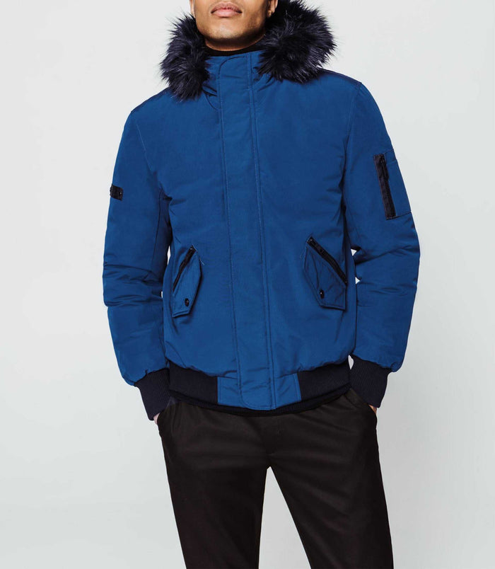 izac Blouson bleu multipoche "havre"