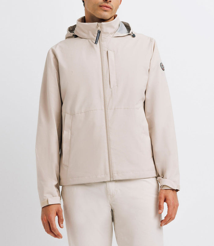 Izac Blouson Col Montant Beige