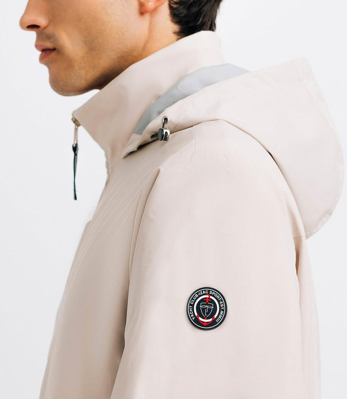 Izac Blouson Col Montant Beige