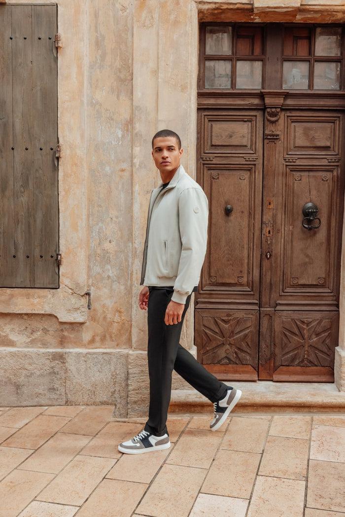 izac Blouson col montant beige