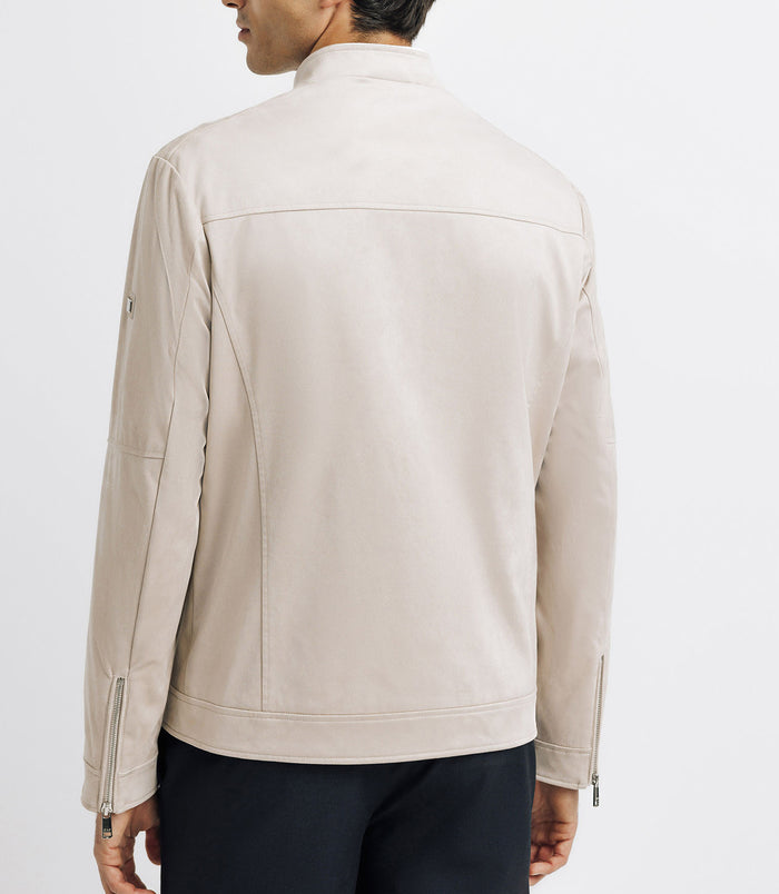 Izac Blouson Col Montant écru