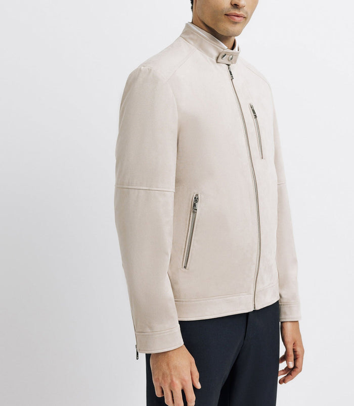 Izac Blouson Col Montant écru