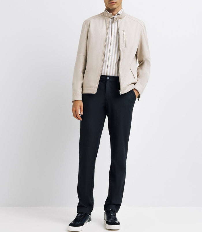 izac Blouson col montant écru