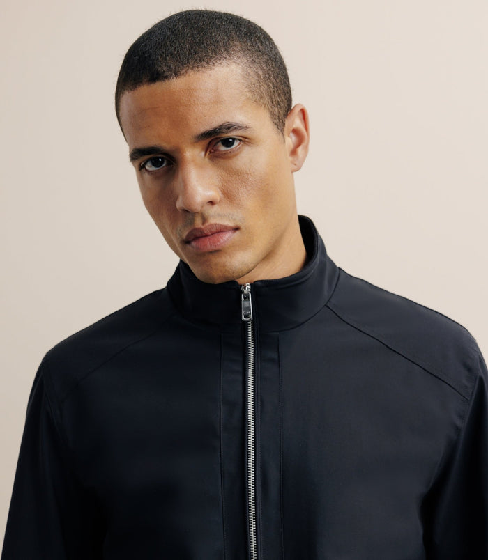 Izac Blouson Col Montant Noir