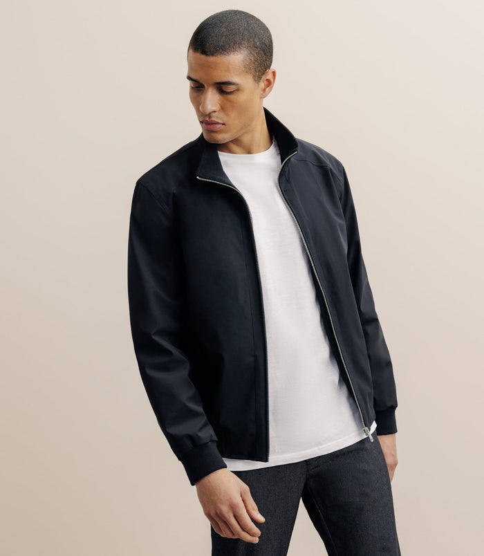 izac Blouson col montant noir