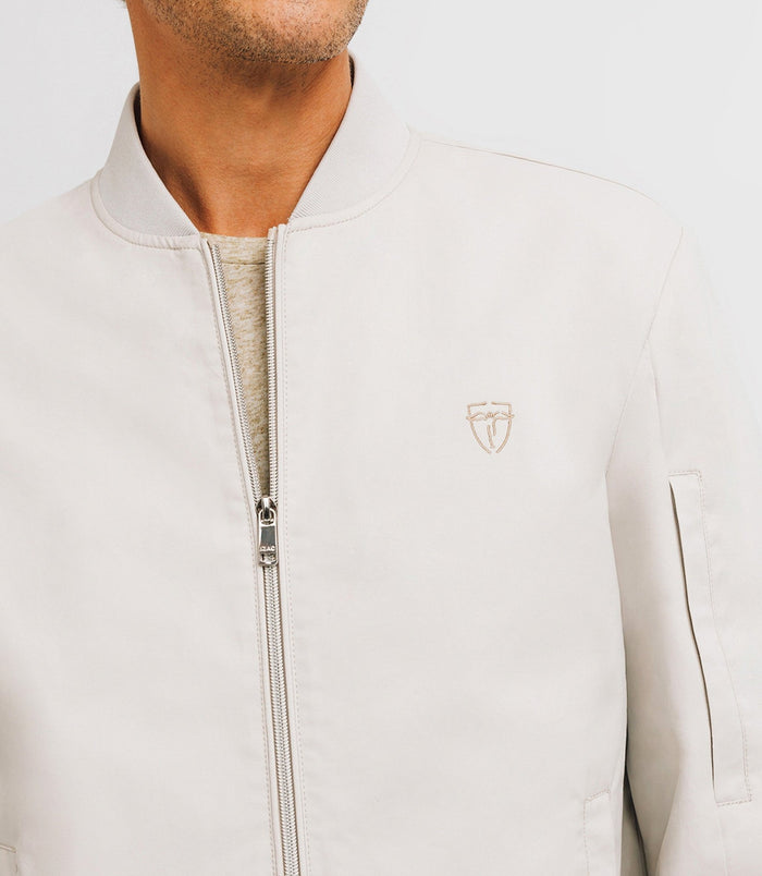 Izac Blouson Col Teddy Beige