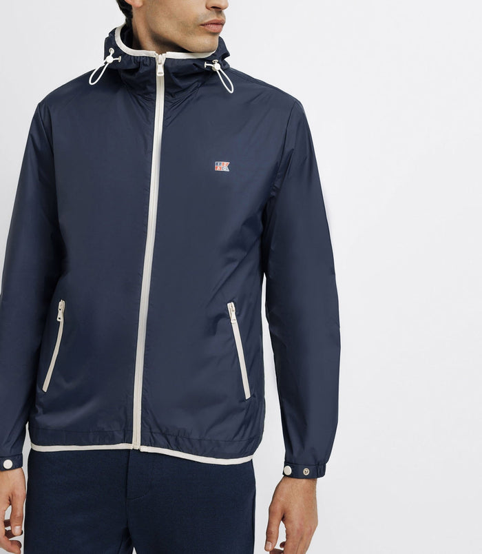 Izac Blouson Coupe Vent Marine