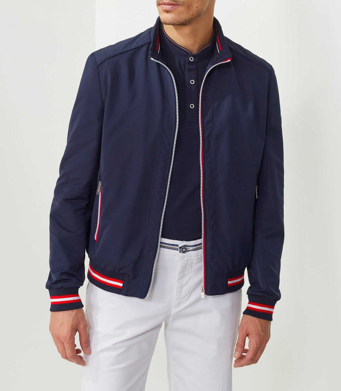 Izac Blouson Déperlant Marine "Cable"