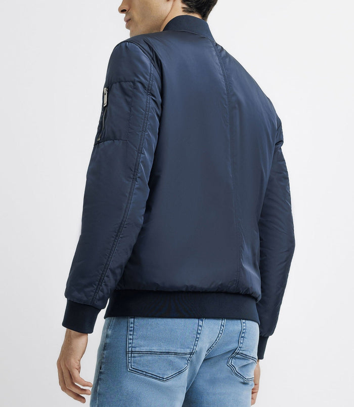 Izac Blouson En Tissu Recyclé Marine