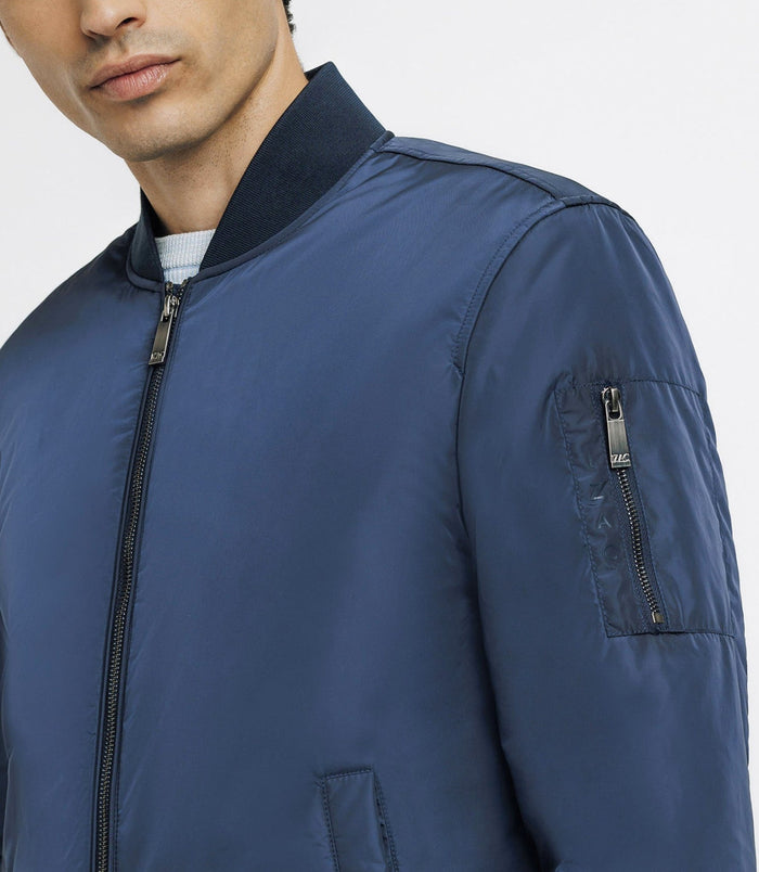 Izac Blouson En Tissu Recyclé Marine