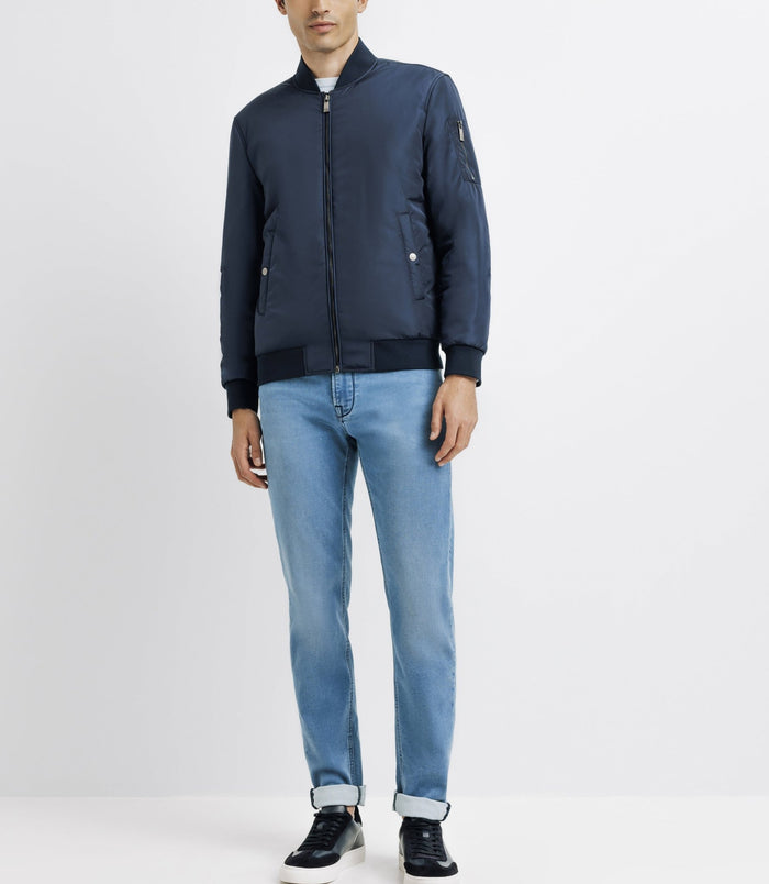izac Blouson en tissu recyclé marine