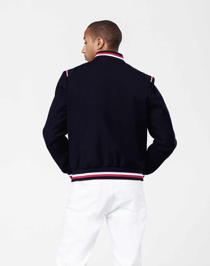 Izac Blouson Lainage Marine