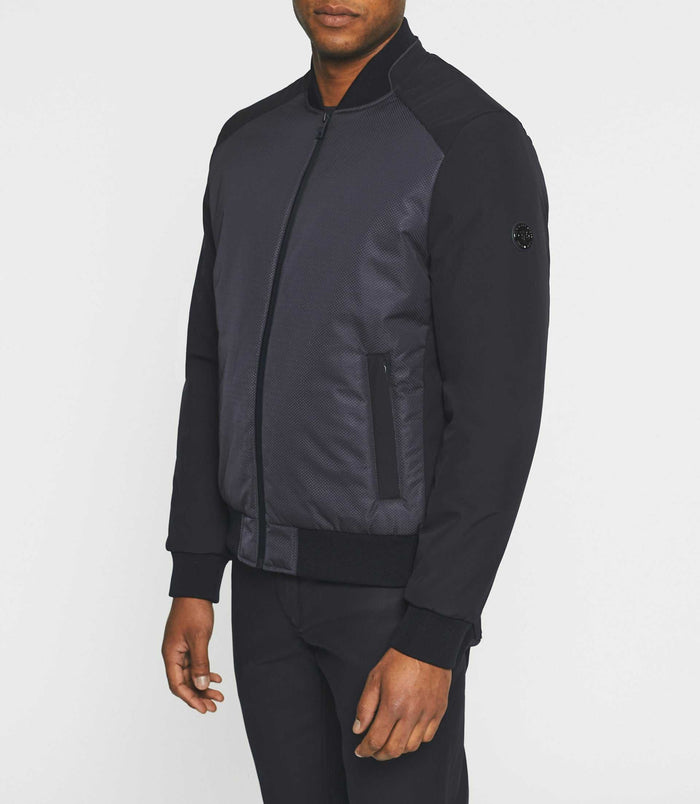 Izac Blouson Léger Bi-matière Marine MARA