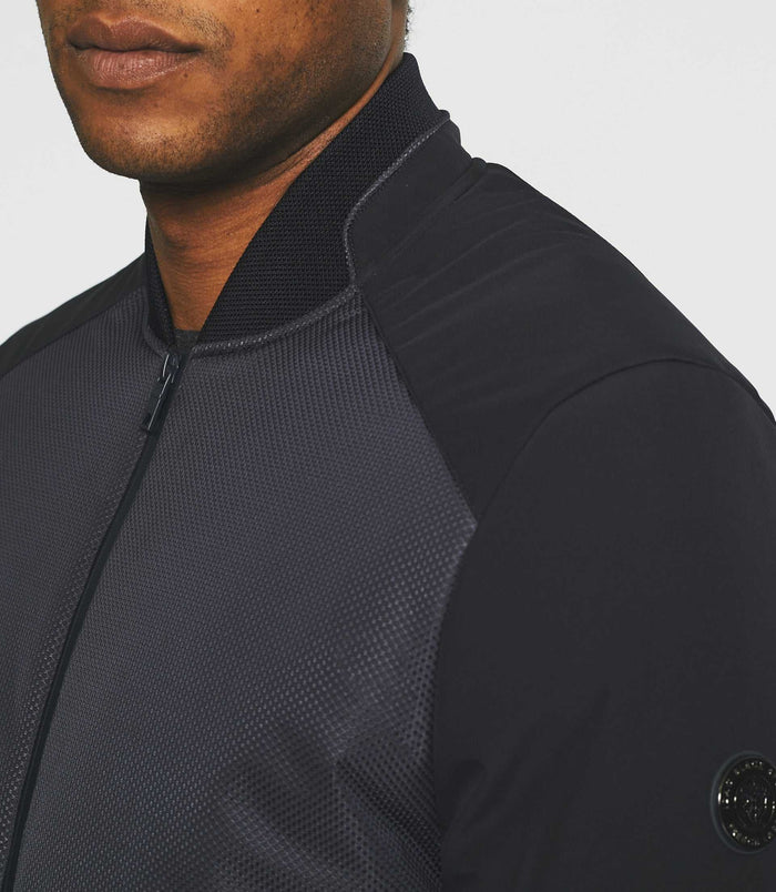 Izac Blouson Léger Bi-matière Marine MARA